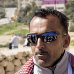 Khaled, notre guide de Jordannie. המשקפיים של חאלד